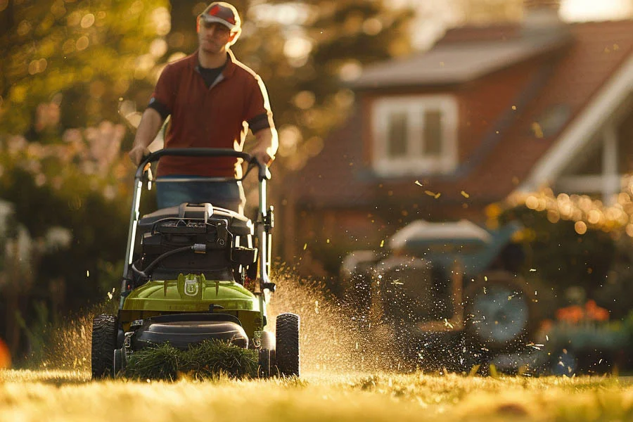 cordless self propelled lawn mowers